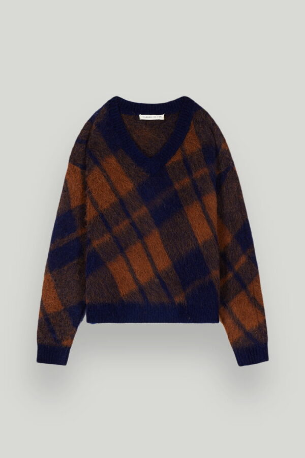 Brushed Alpaca Jacquard Jumper