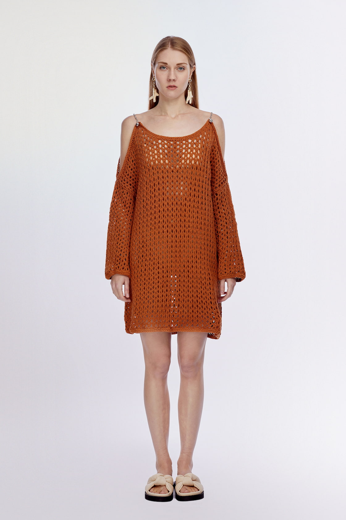 Robe orange foncé online